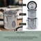 Stainless Steel Leak-Proof Deluxe Paint Brush Washer with Wash Tank, Clip-On Lid, and Strainer Cup - Oil Paint Brush Cleaner for Artists